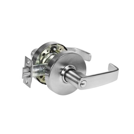 Sargent Entry Office Lever Lock Grade 1 with L Lever and L Rose with LA Keyway and ASA Strike Satin Chrome 2810G05LL26D